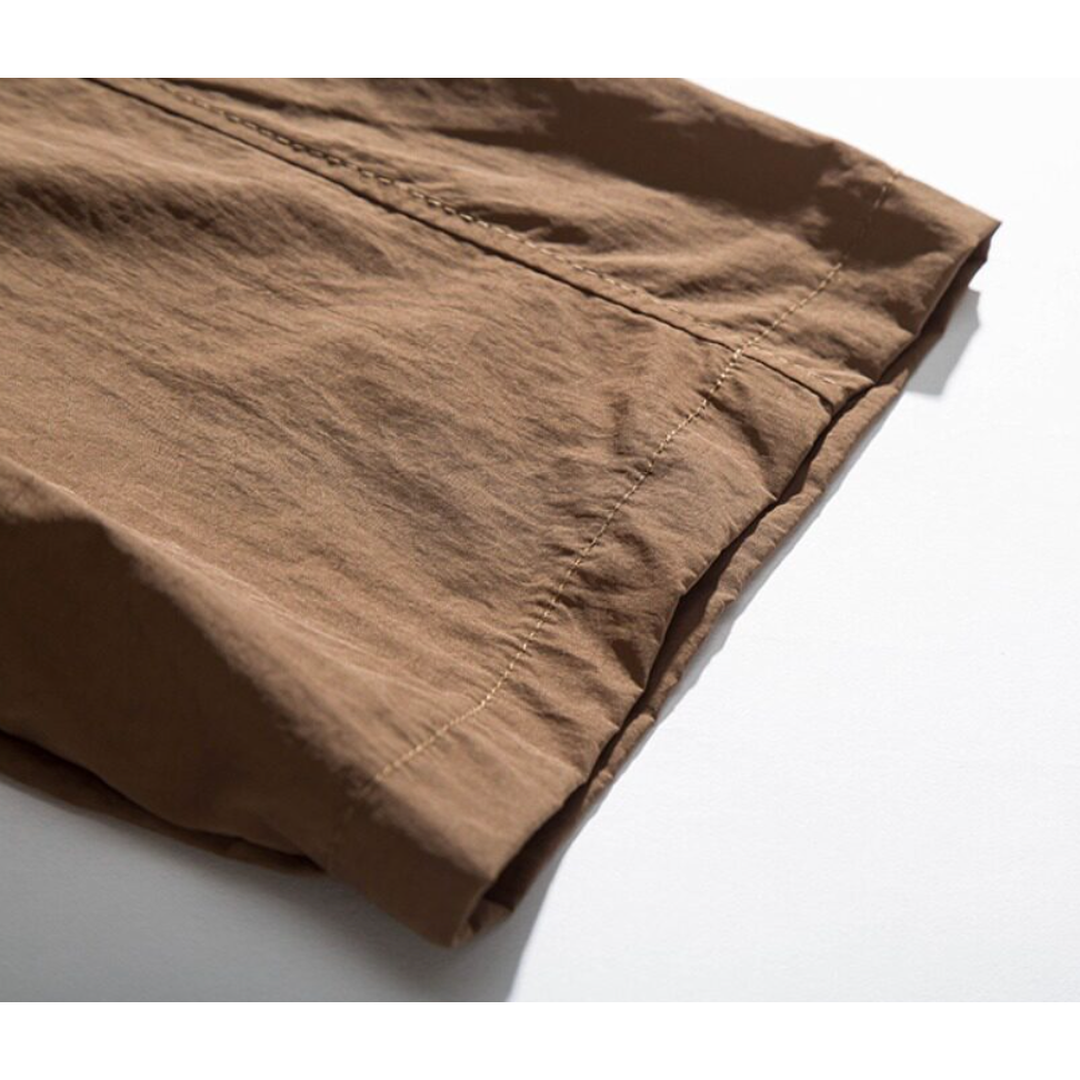 Oversized Flap Pocket Half Sleeve Shirt N1091