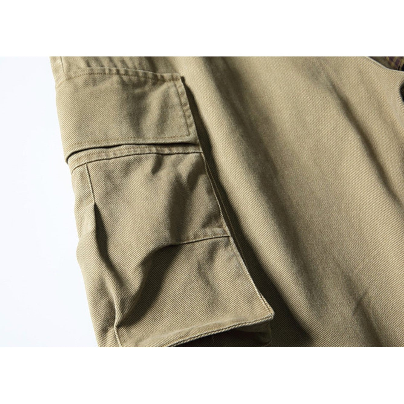 Multi Pocket Relaxed Cargo Half Pants N1089