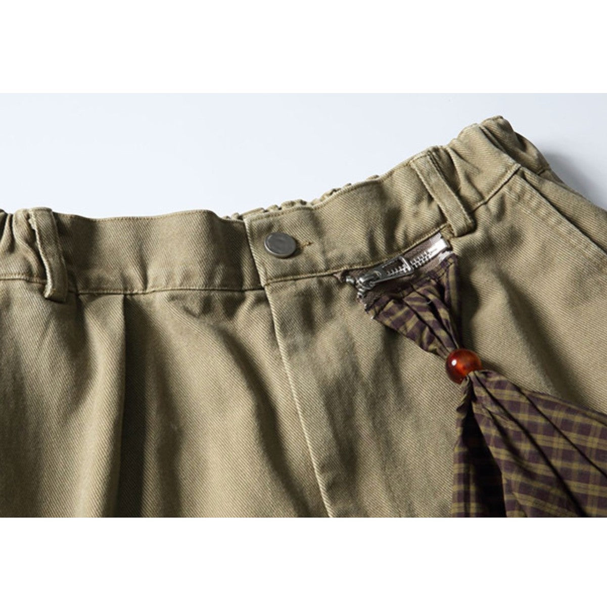 Multi Pocket Relaxed Cargo Half Pants N1089