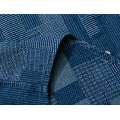 Geometric Check Short Sleeve Shirt N1096