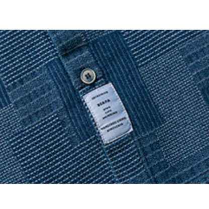 Geometric Check Short Sleeve Shirt N1096