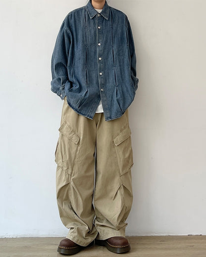 Relax Silhouette Denim Shirt N0618