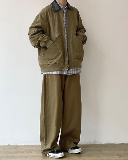 Retro Workwear Loose Fit Jacket N0611