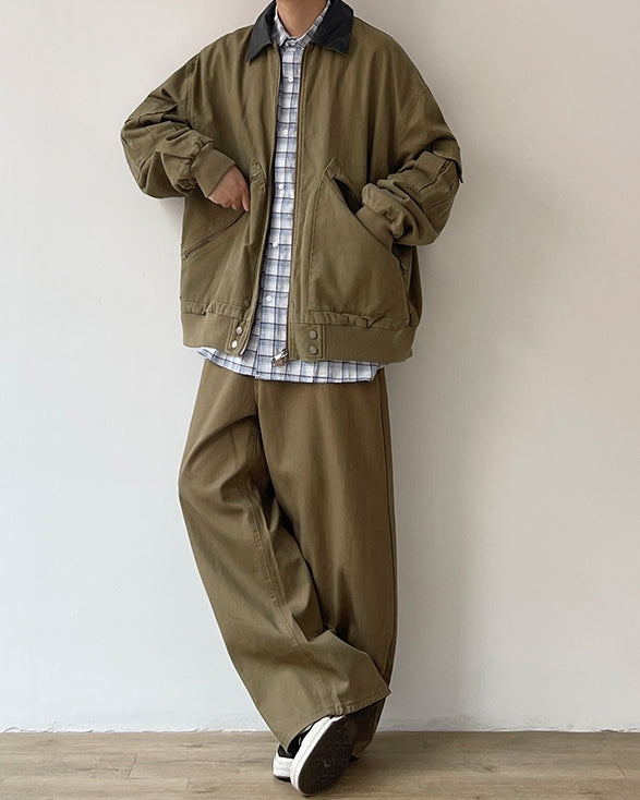 Unisex Retro Casual Straight Pants N0610