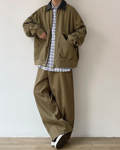 Unisex Retro Casual Straight Pants N0610