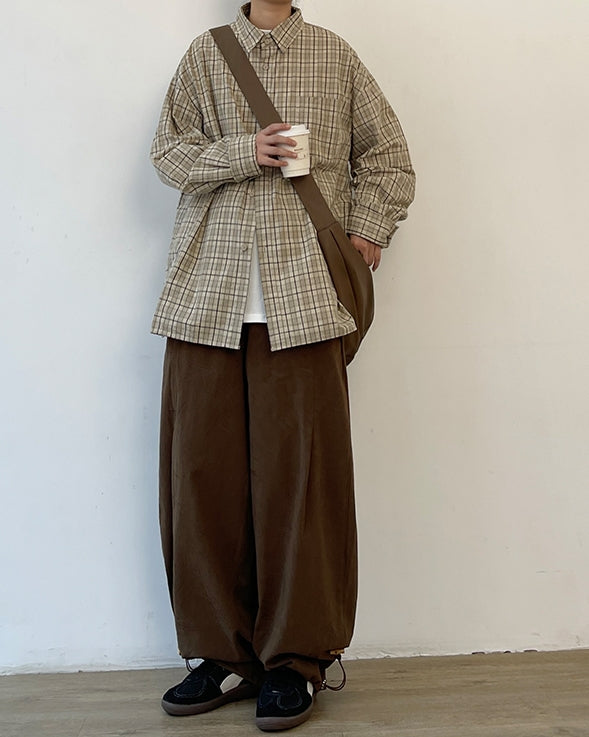 Country Taste Natural Check Shirt N0641