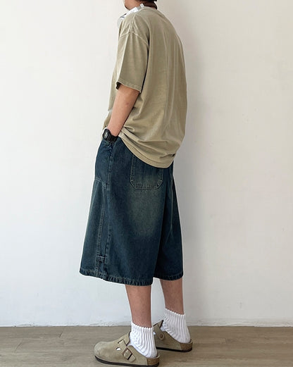 Faded Color Art Short Sleeve Tee N0762