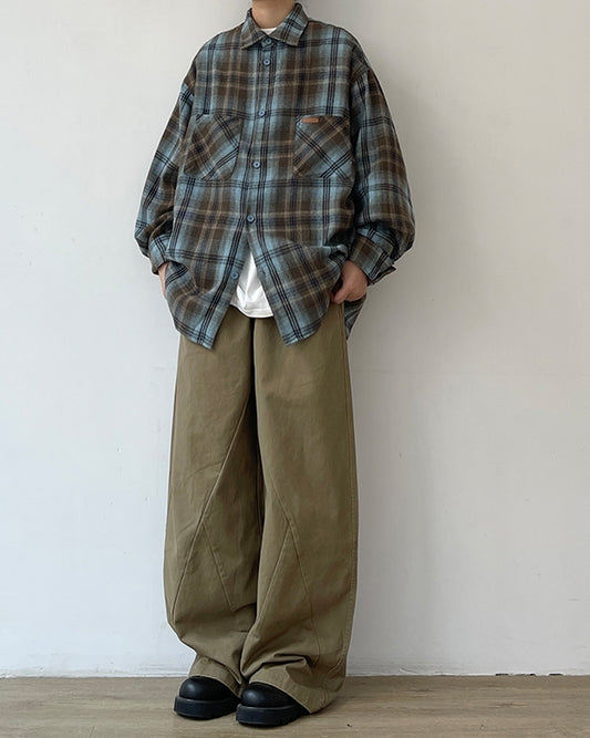 Oversized Wide Pants N0627