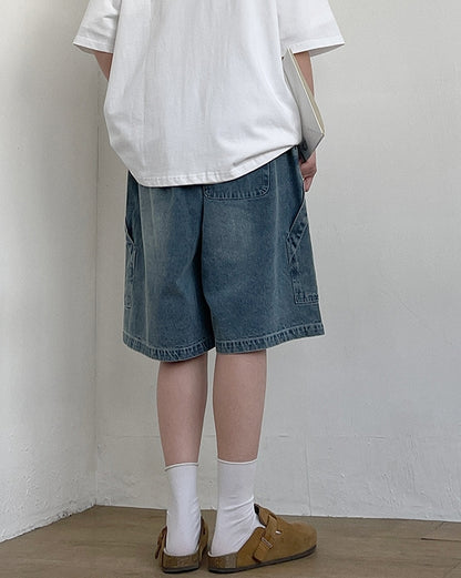 Wide Silhouette Denim Pants N0778