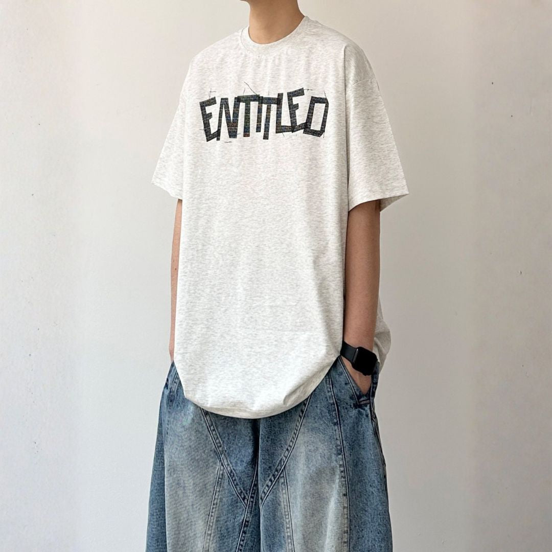 Graphic Print Crew Neck Short Sleeve T-Shirt N1083