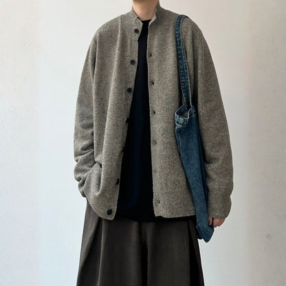 Mode High-Neck Button Cardigan N0979