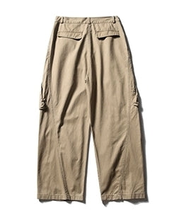 Asymmetric Wrinkle Wide Pants N0613