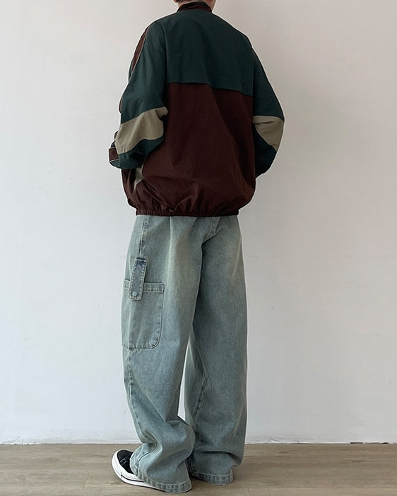 Color Block Light Outerwear N0623