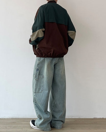 Color Block Light Outerwear N0623