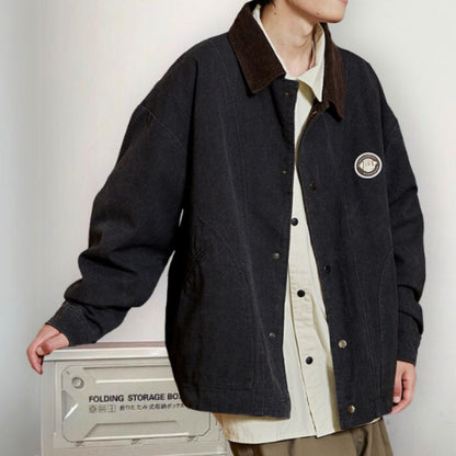 【OUTLET/即納】Retro Oversize Loose Jacket N0009
