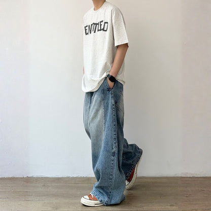Graphic Print Crew Neck Short Sleeve T-Shirt N1083