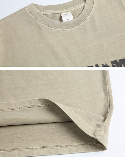 Faded Color Art Short Sleeve Tee N0762