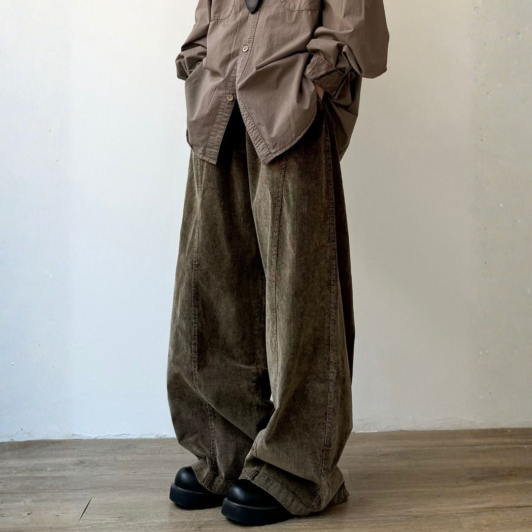 Straight Form Wide Pants N1012