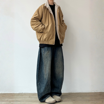 Relaxed Silhouette Stand Jacket N0960