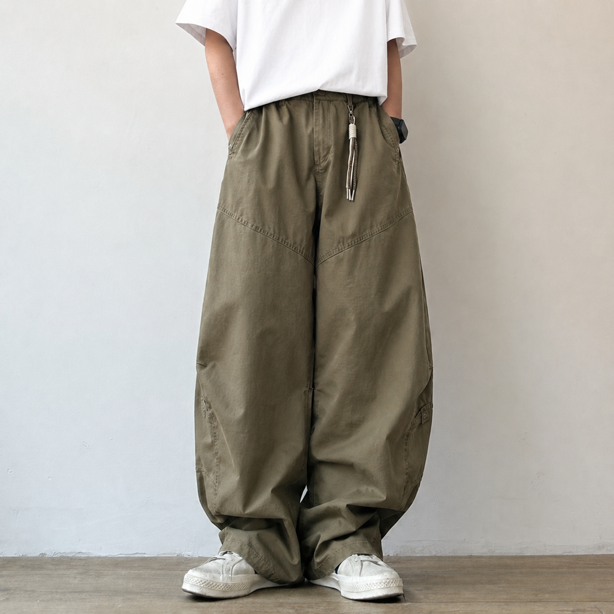 Loose Fit Balloon Pants N1076