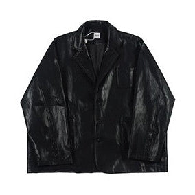 Oversized Silhouette Minimal Design Tailored Jacket N1055