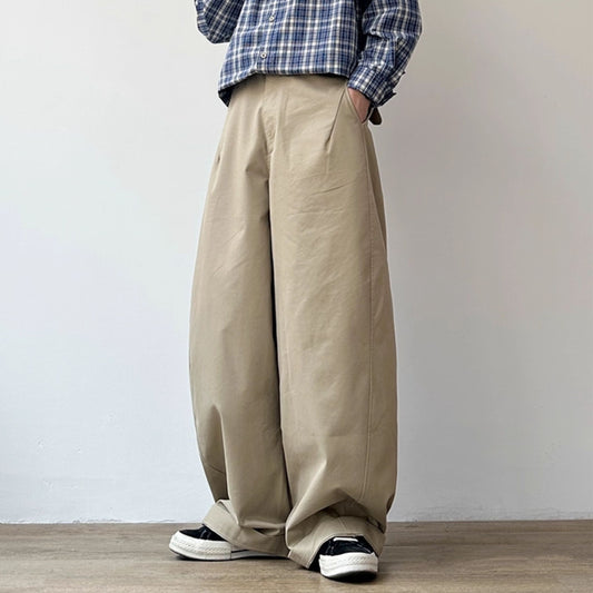 Balloon Silhouette Wide Pants N0974
