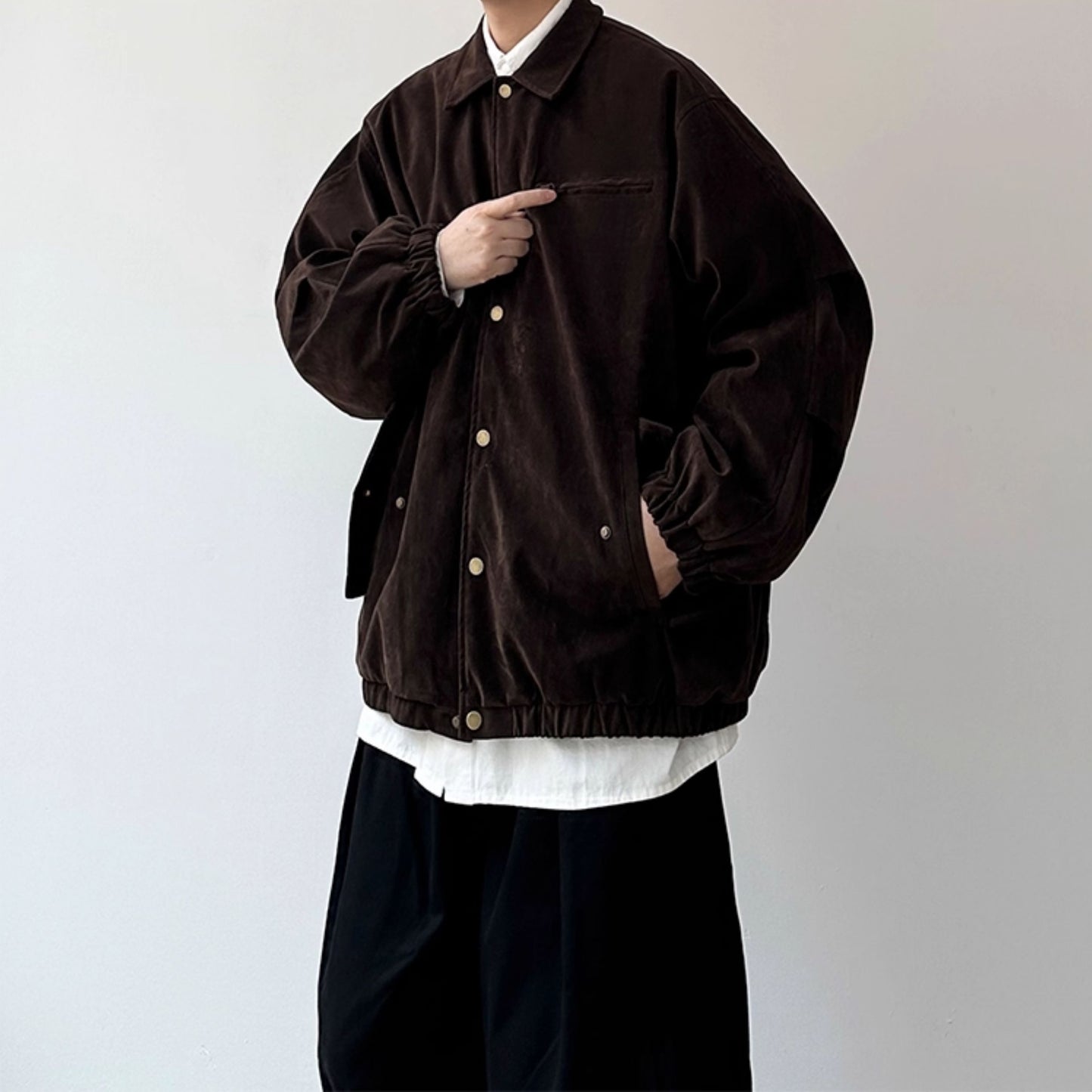 Vintage Like Suede Touch Jacket N0967