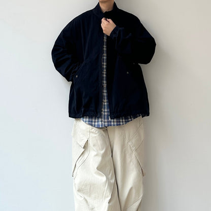 Military Loose Stand Collar Jacket N0953