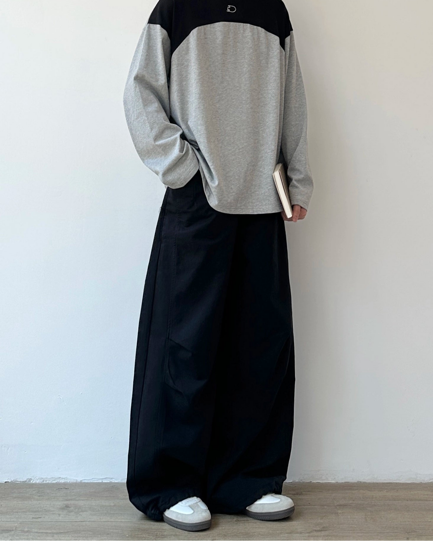 Retro Wide-Leg Work Pants N0854