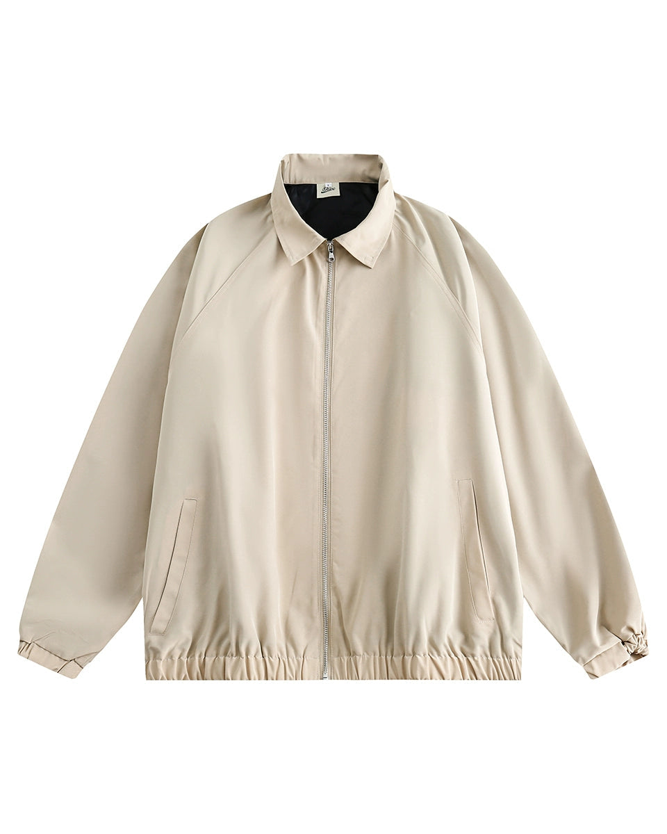 Minimal Design Zip Blouson N0693