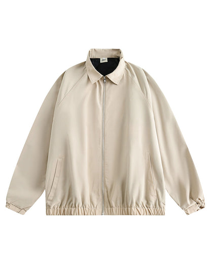 Minimal Design Zip Blouson N0693