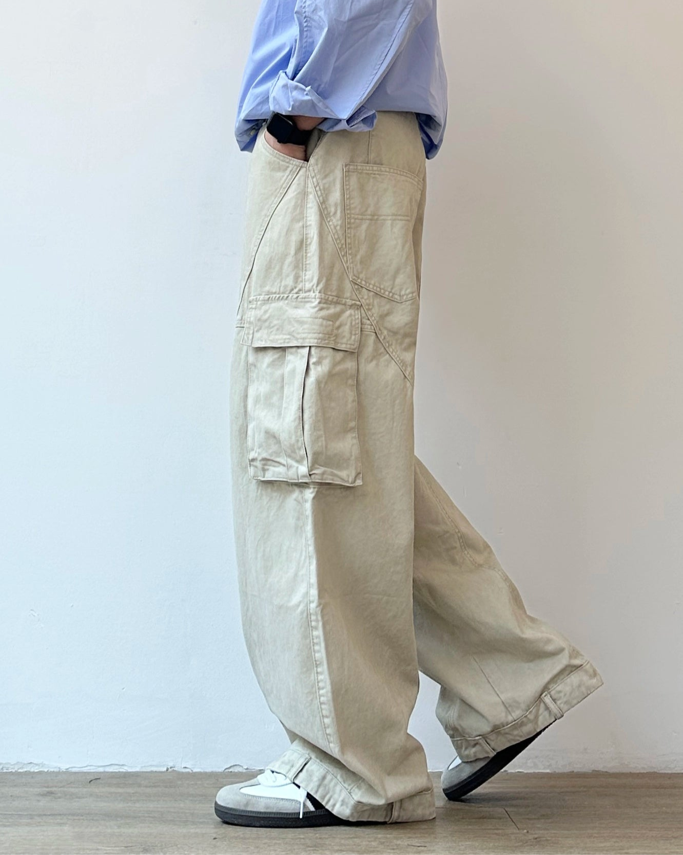 Loose Volume Cargo Detail Pants N0861