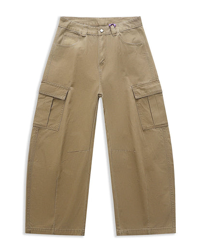 Wide Cargo Loose Fit Pants N0945