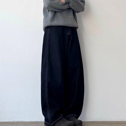 Wide Straight Volume Pants N1004