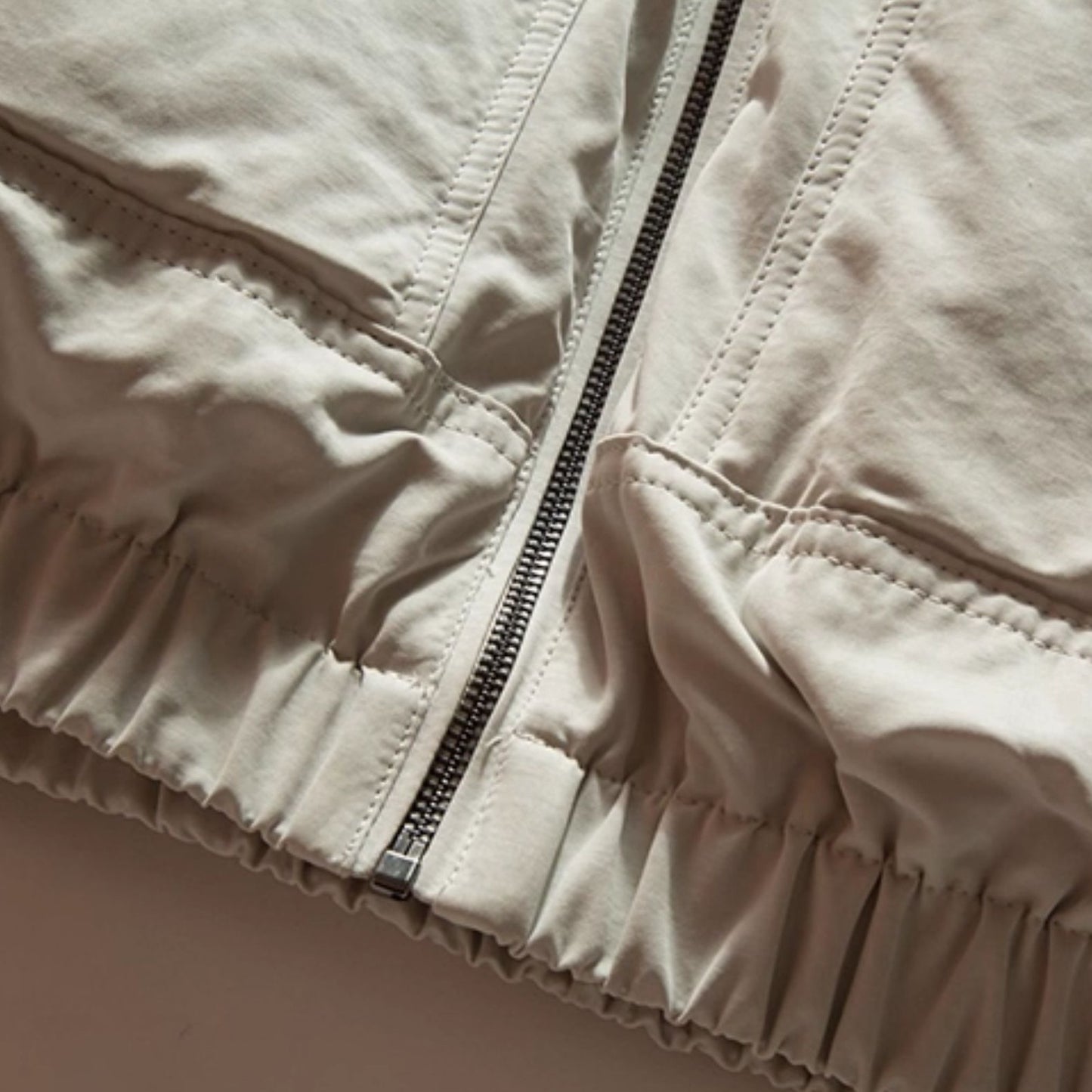 Volume Neck Short Blouson N0971