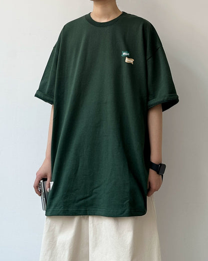 One Point Message Short Sleeve T-Shirt N0796