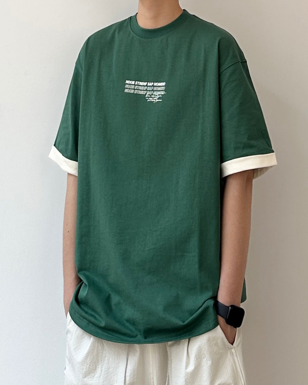 Character Print Short Sleeve T-shirt N0786