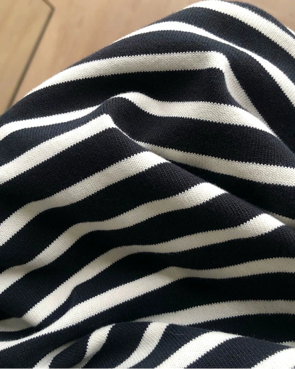 【OUTLET/即納】Border Loose Long Sleeve Shirt N0939