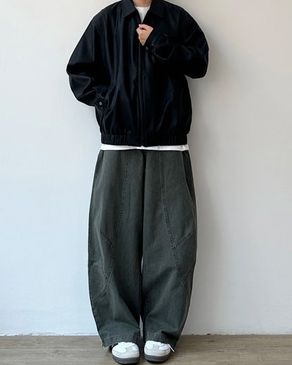 Volume Wide Silhouette Pants N0915