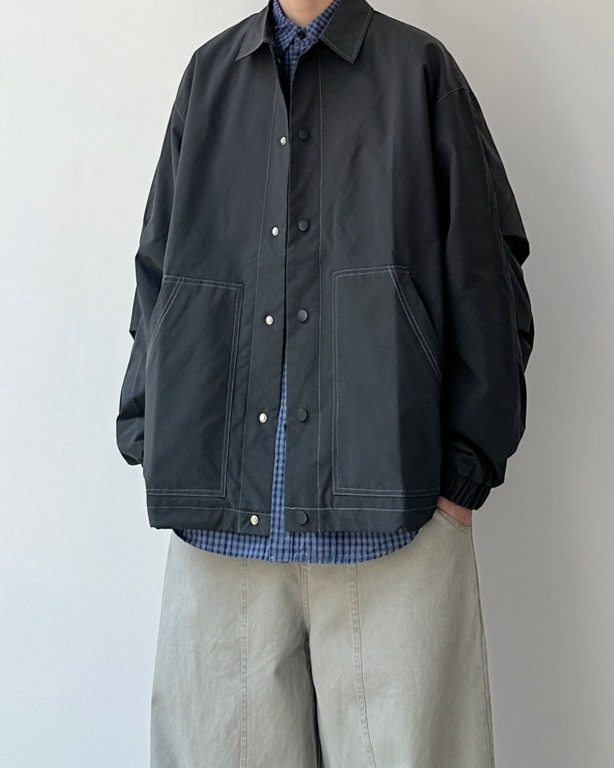 Oversize Silhouette Jacket N0911