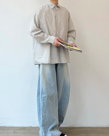 Retro Plaid Shirt Jacket N0849