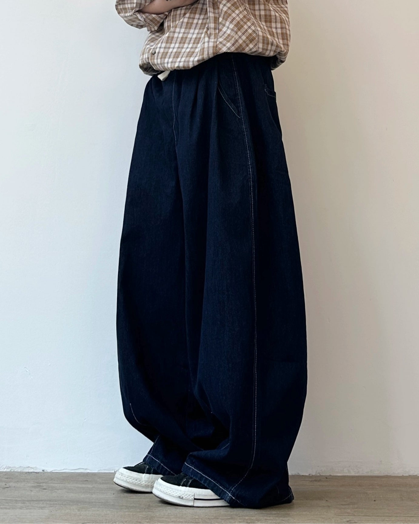 Retro Wide-Leg Jeans N0851