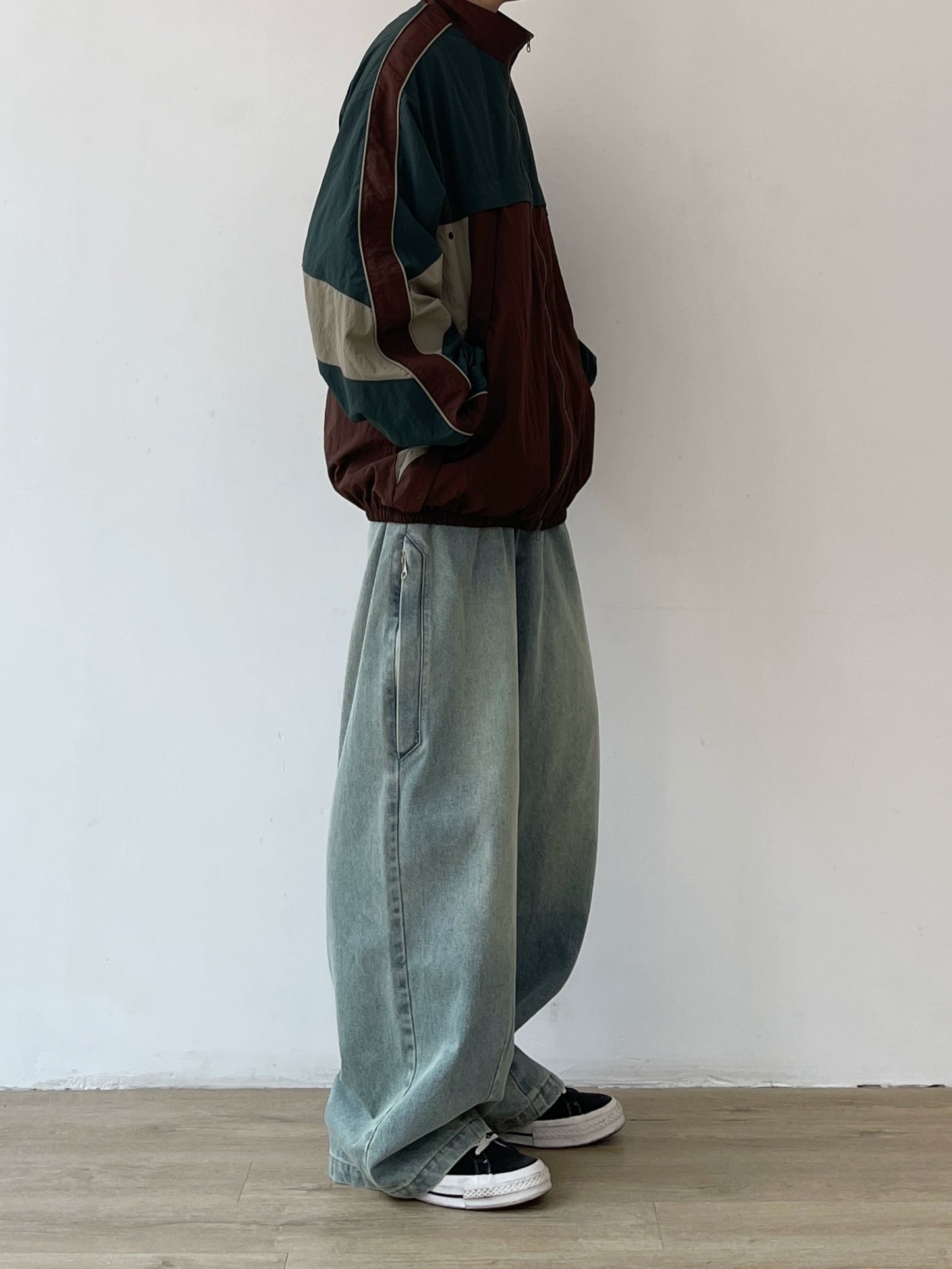 Color Block Light Outerwear N0623