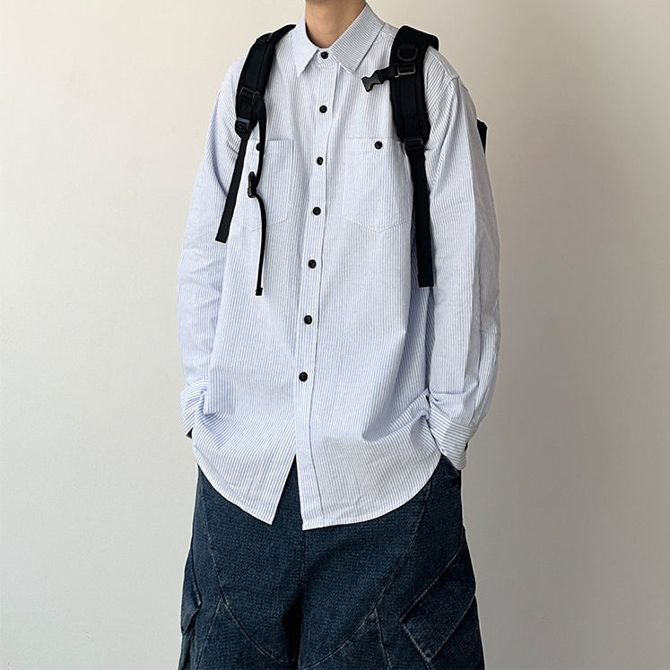 Minimal Line Silhouette Shirt N1068