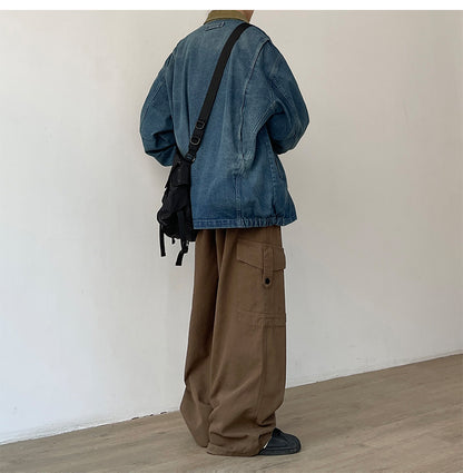 Faded Wash Casual Jacket N0671