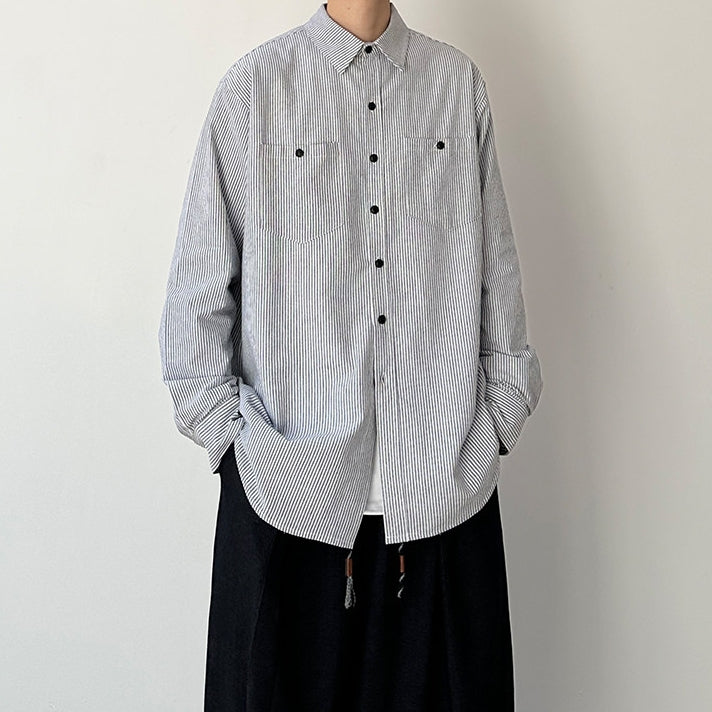 Minimal Line Silhouette Shirt N1068