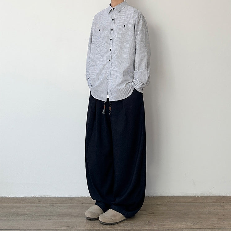 Minimal Line Silhouette Shirt N1068