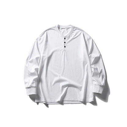 Loose Casual Long-sleeved T-shirt N0556