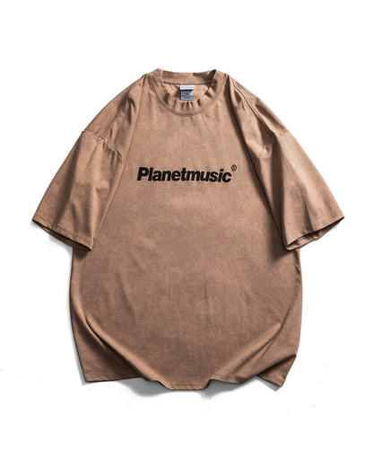 Earthtone Logo Print Short Sleeve T-Shirt N0826