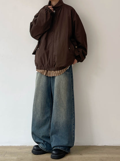 Oversized Silhouette Simple Jacket N0605